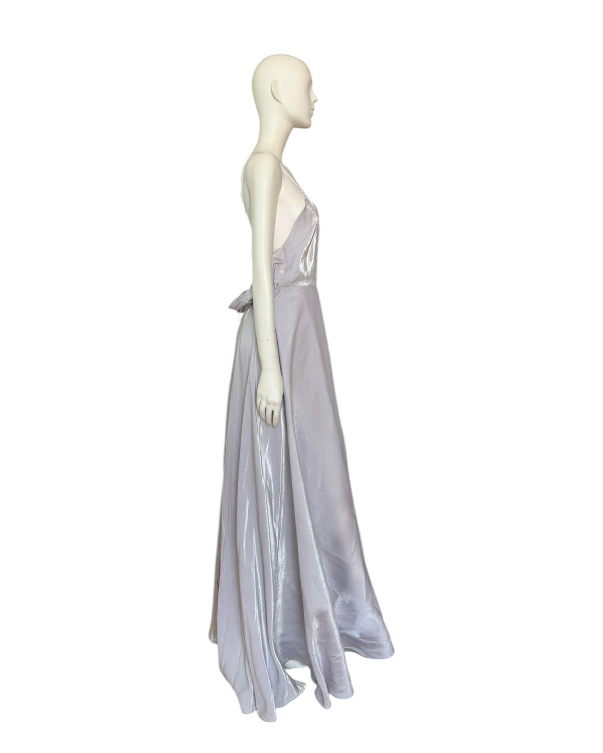 Vestido Maxi plata