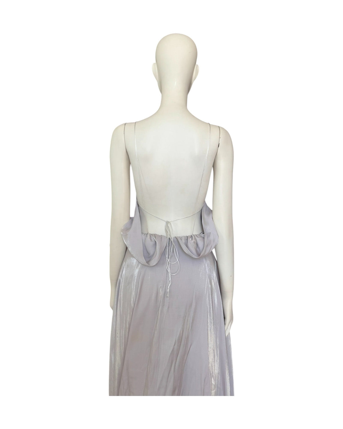 Vestido Maxi plata