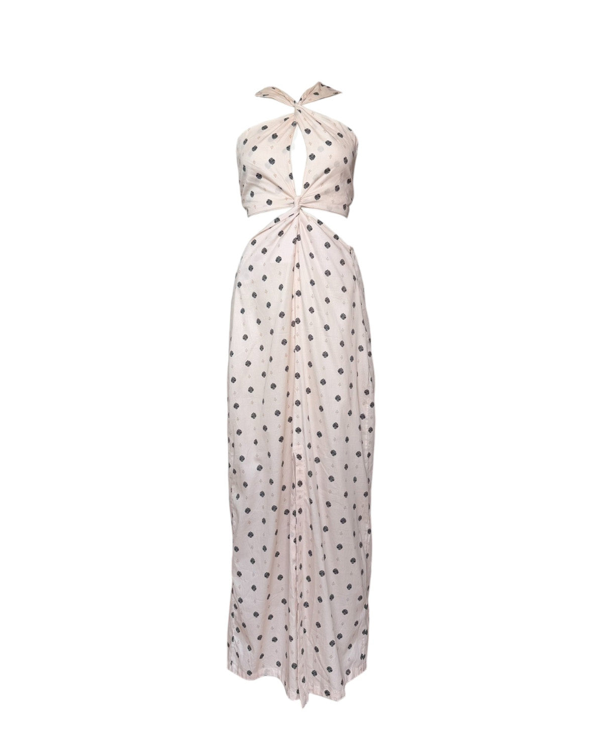 Vestido maxi puntos