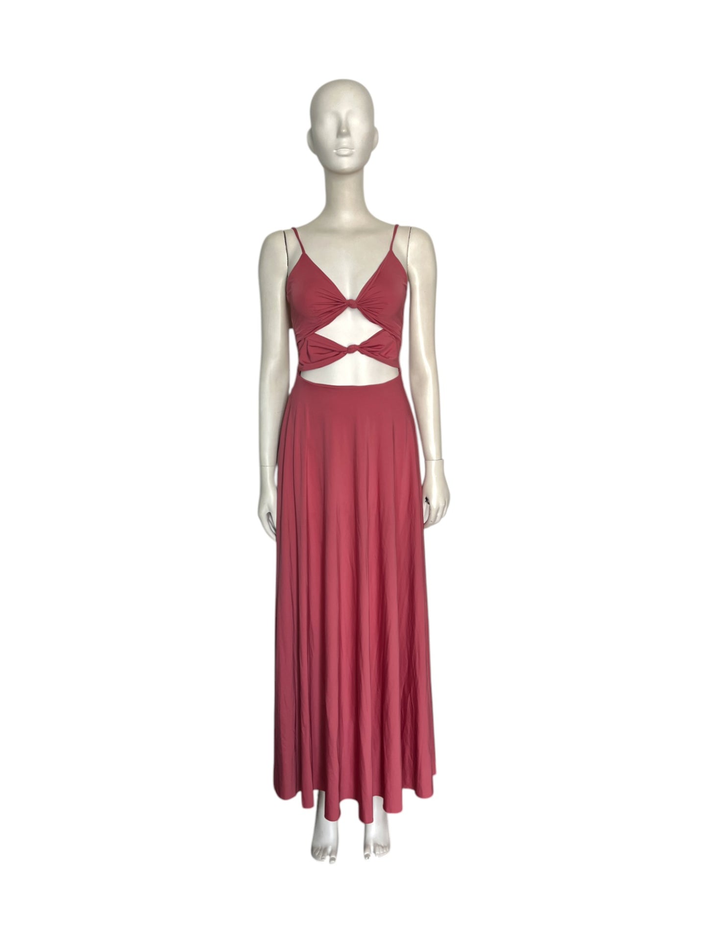 vestido coral maygel coronel