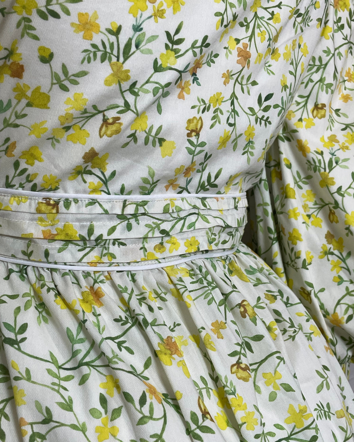 Vestido midi jardines