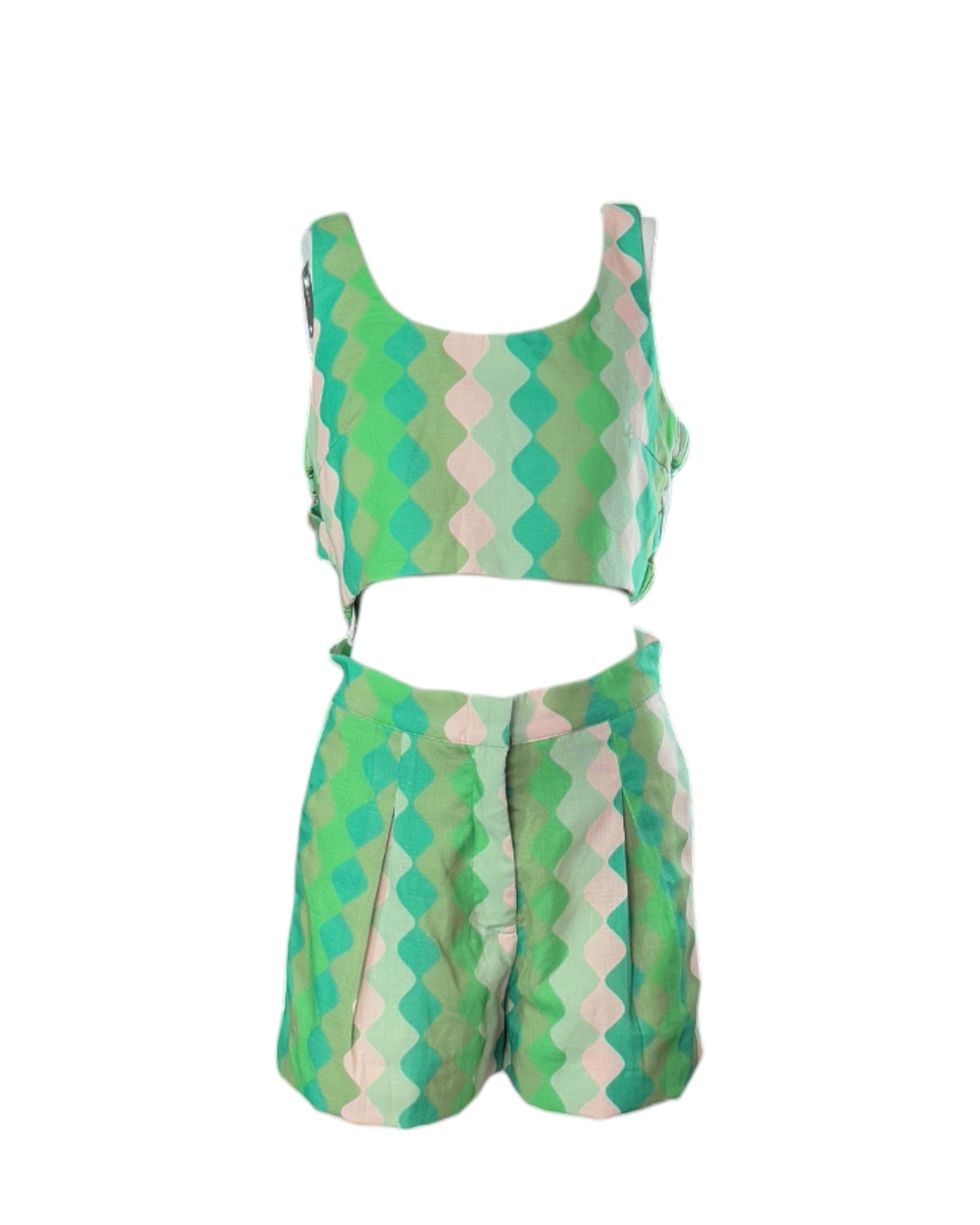 Set retro verde