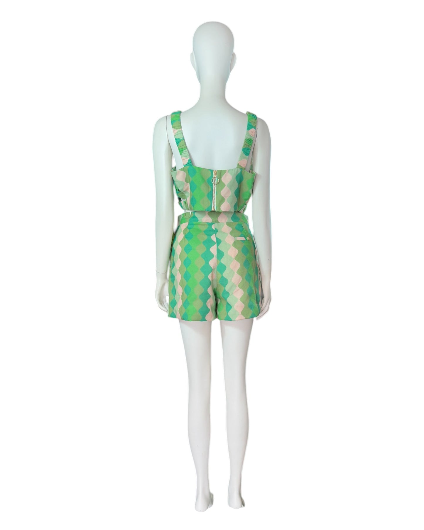 Set retro verde