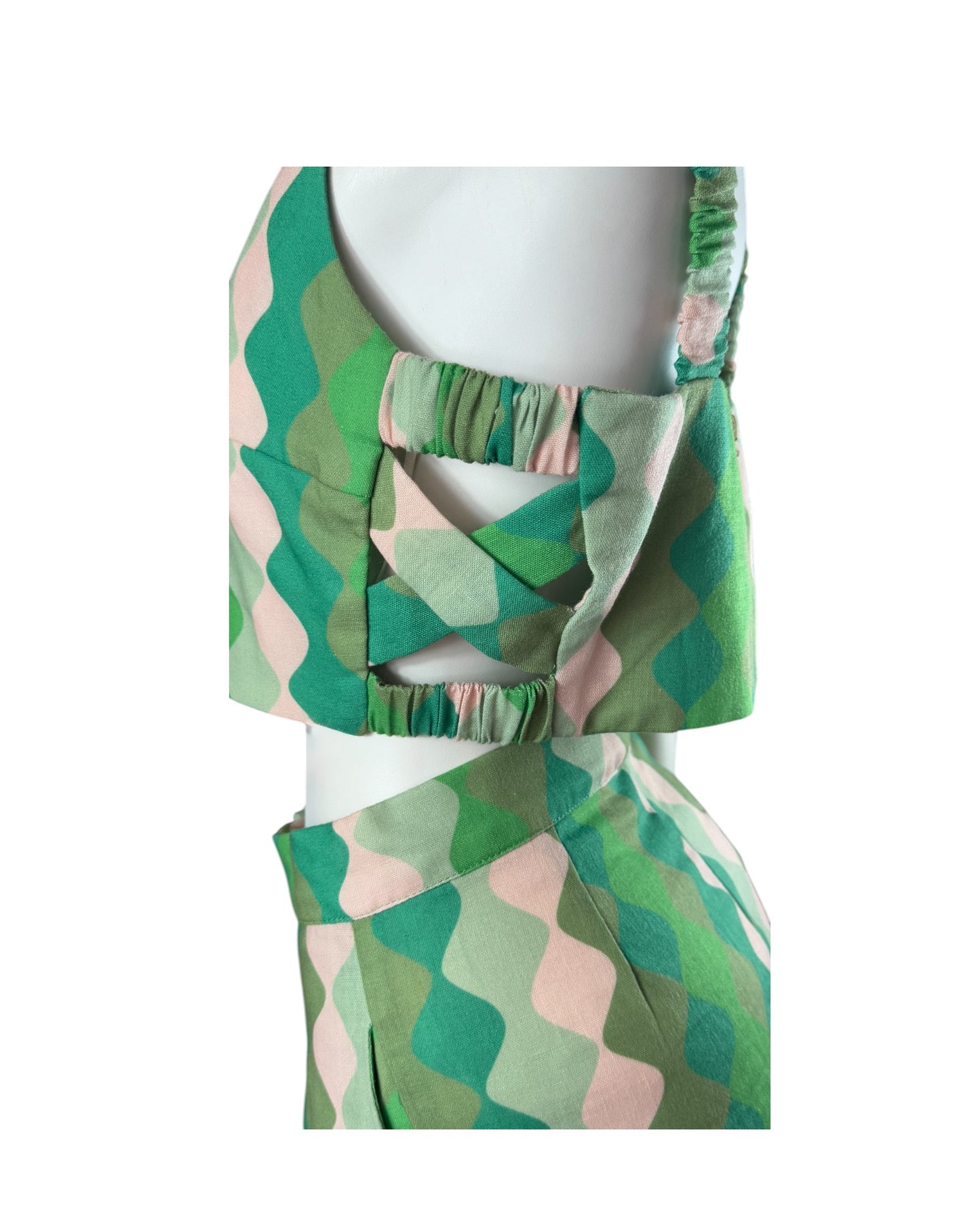 Set retro verde