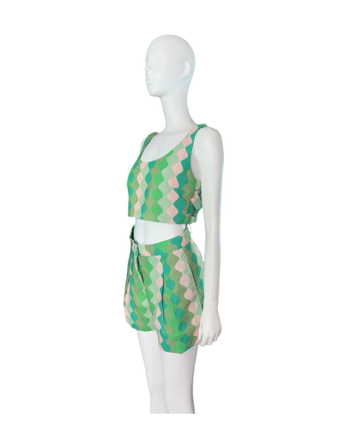 Set retro verde