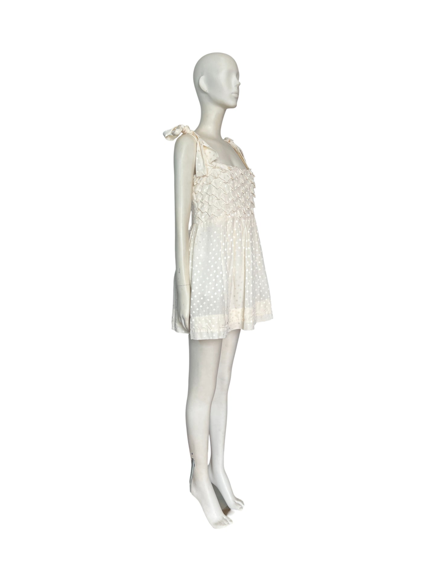 mini dres puntos blancos