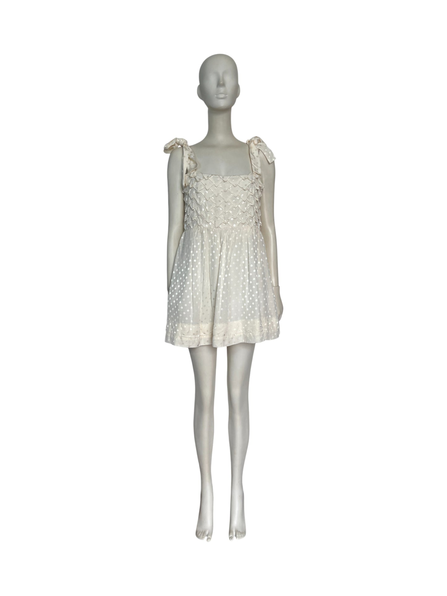 mini dres puntos blancos
