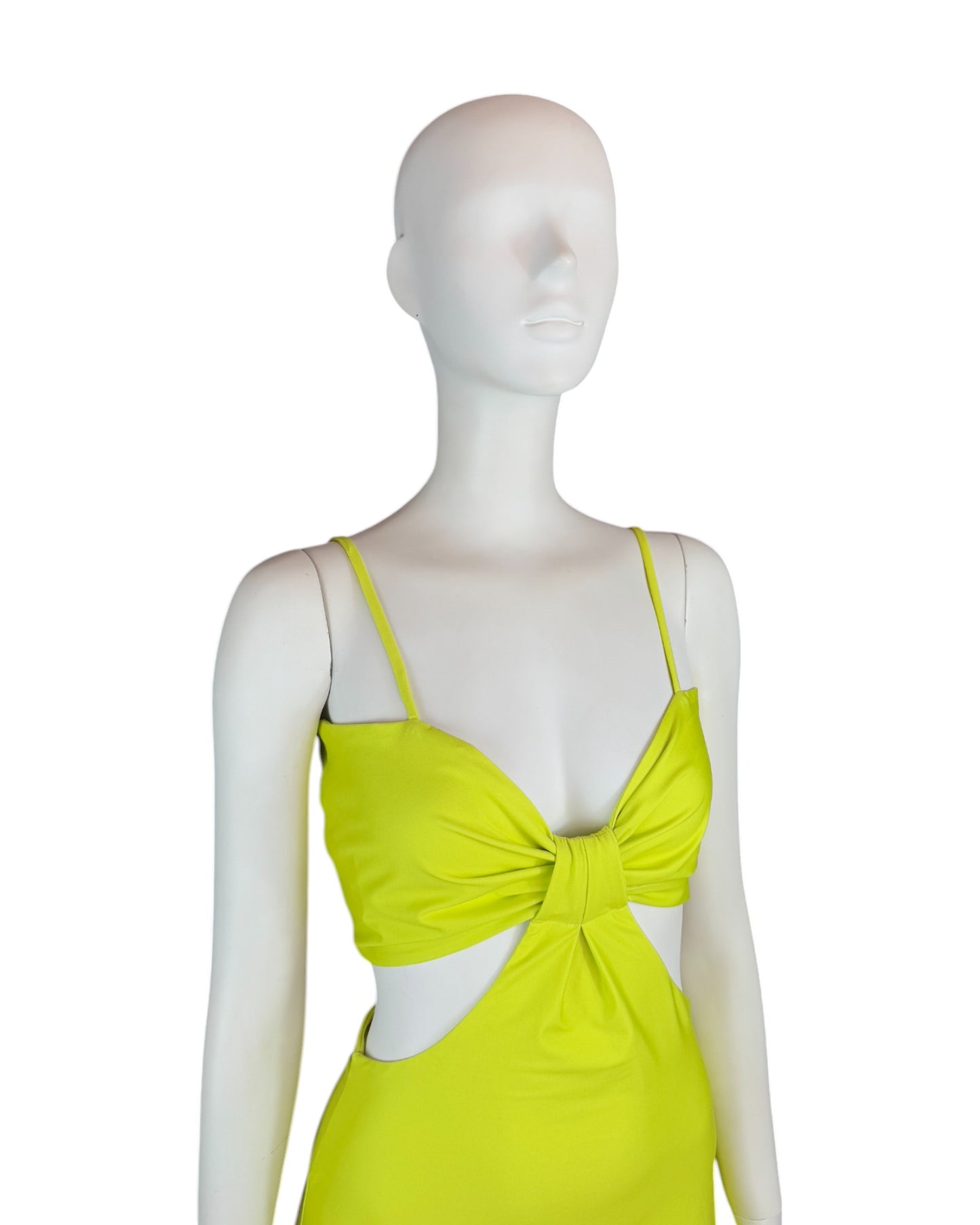 Vestido verde maxi