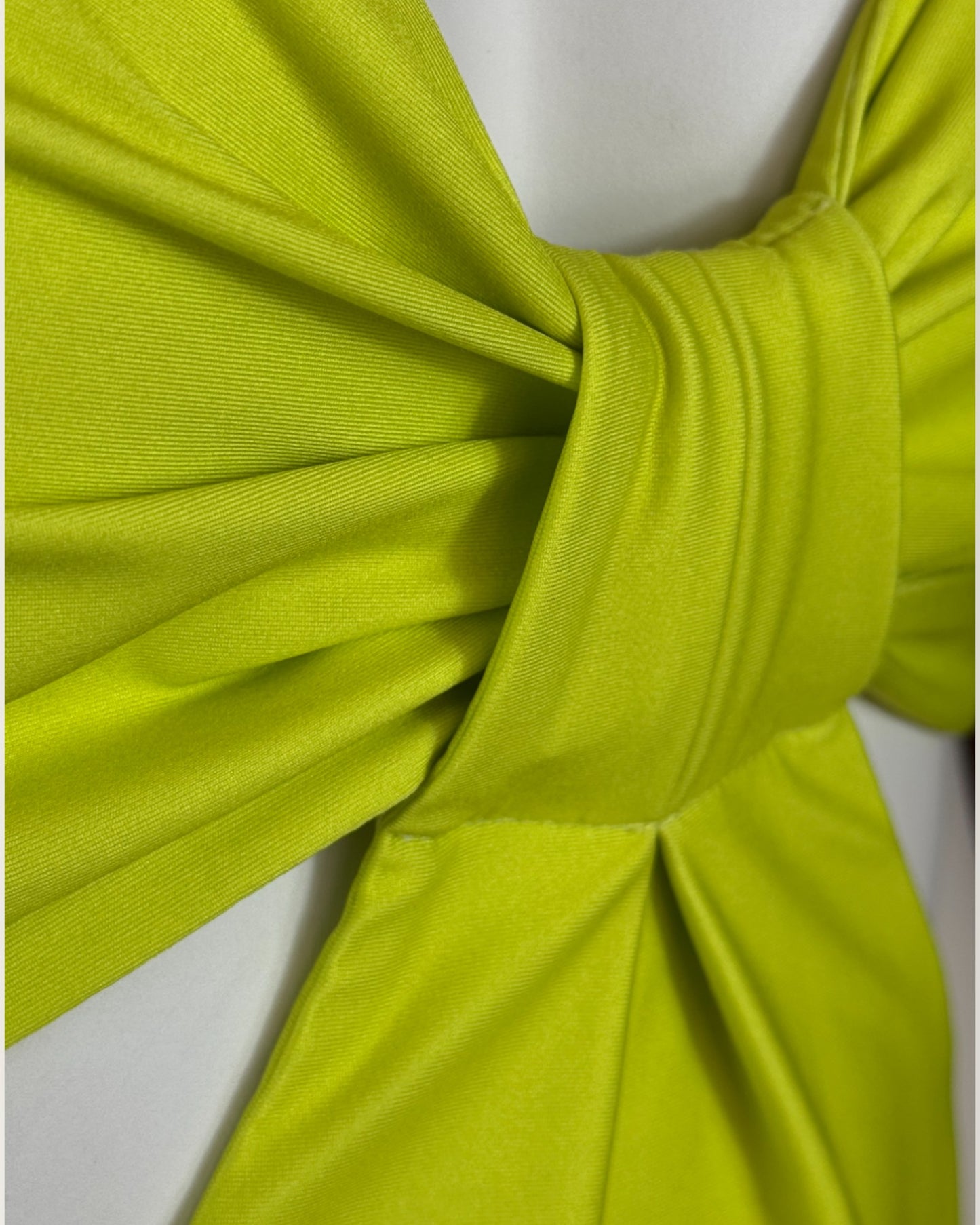 Vestido verde maxi
