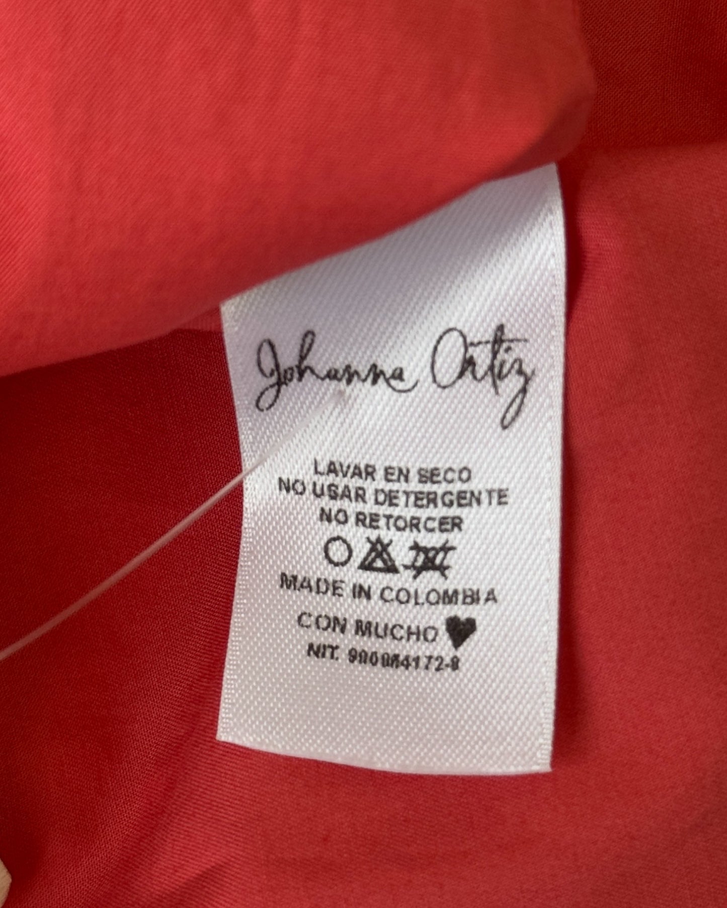 Vestido maxi salmón