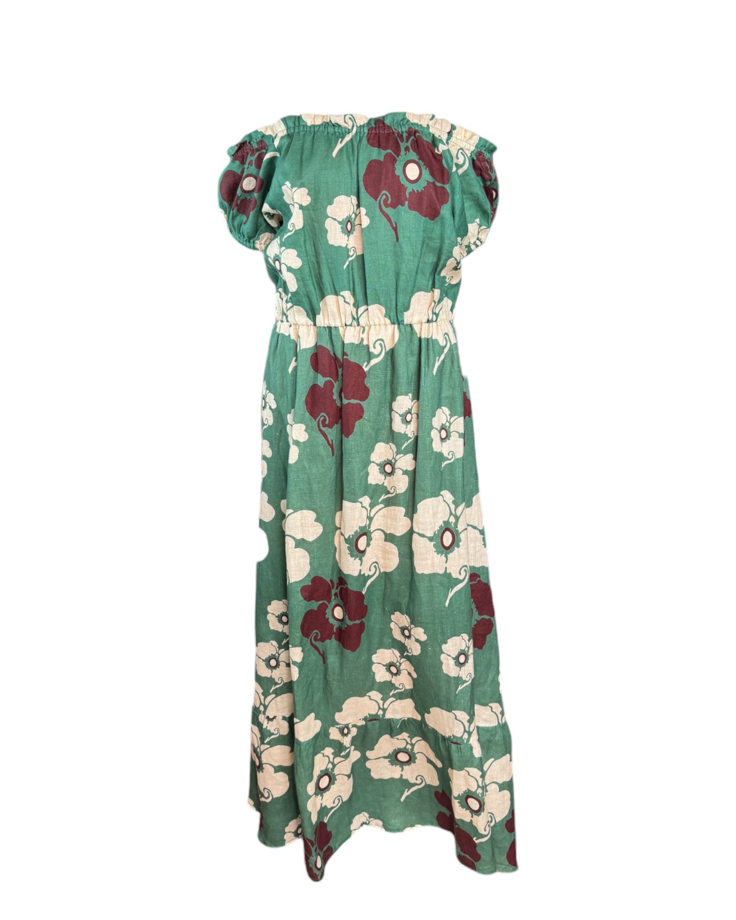 Vestido maxi verde
