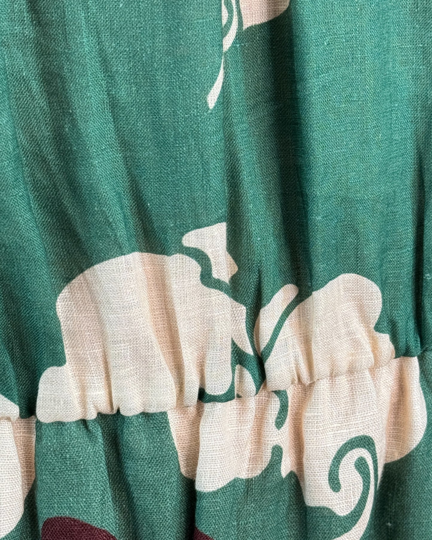 Vestido maxi verde