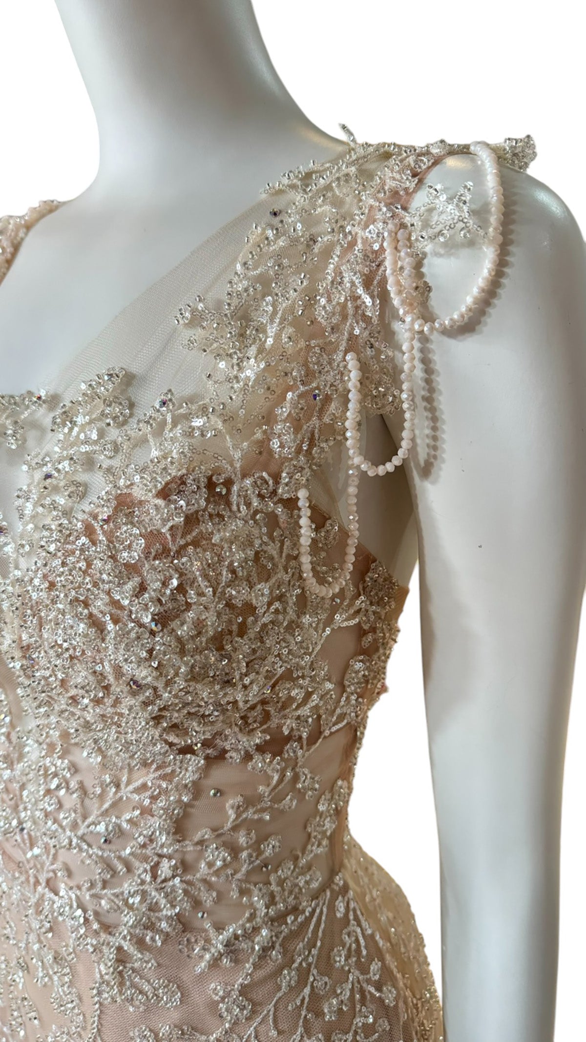 Vestido recamado