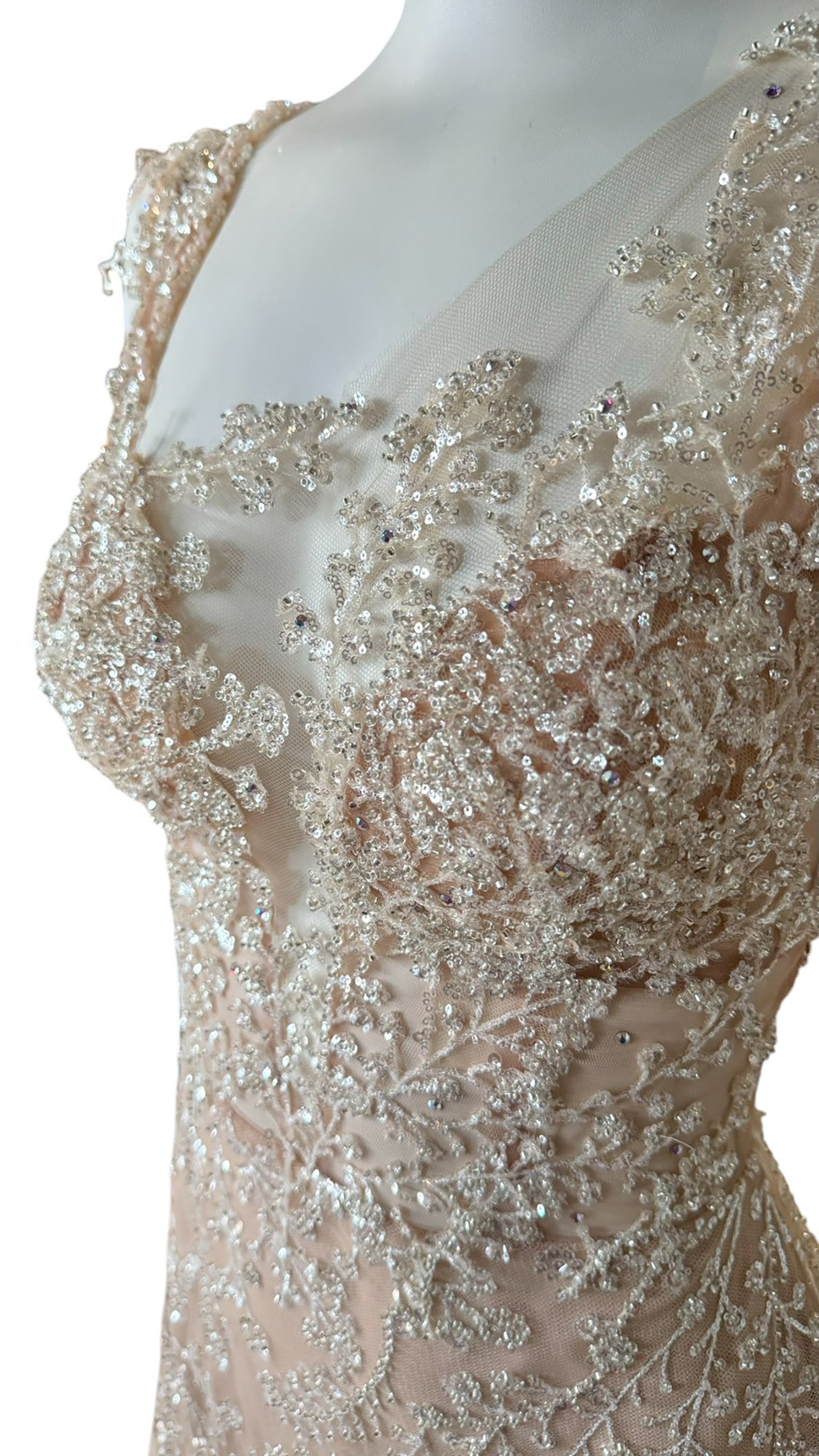 Vestido recamado