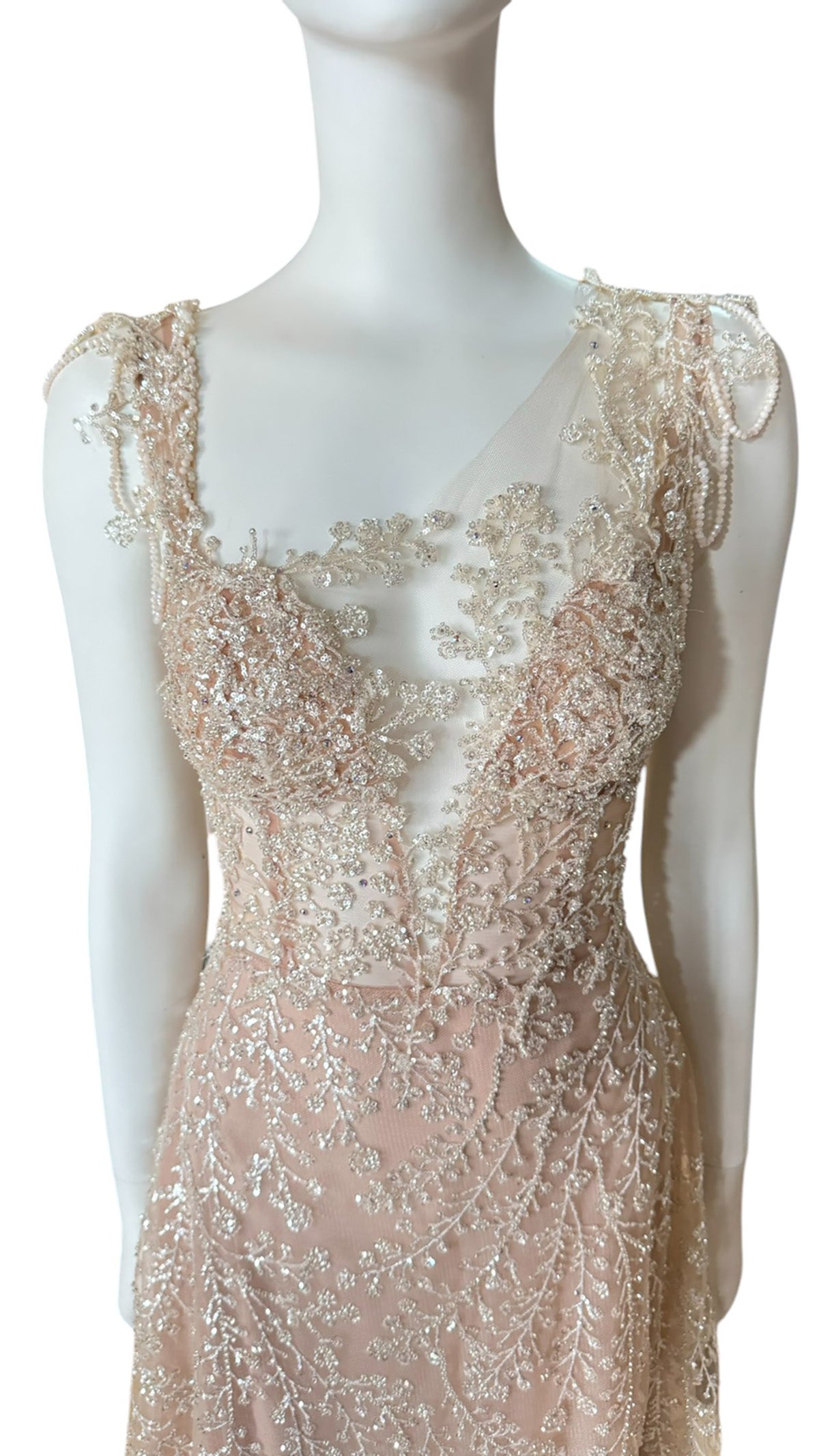 Vestido recamado