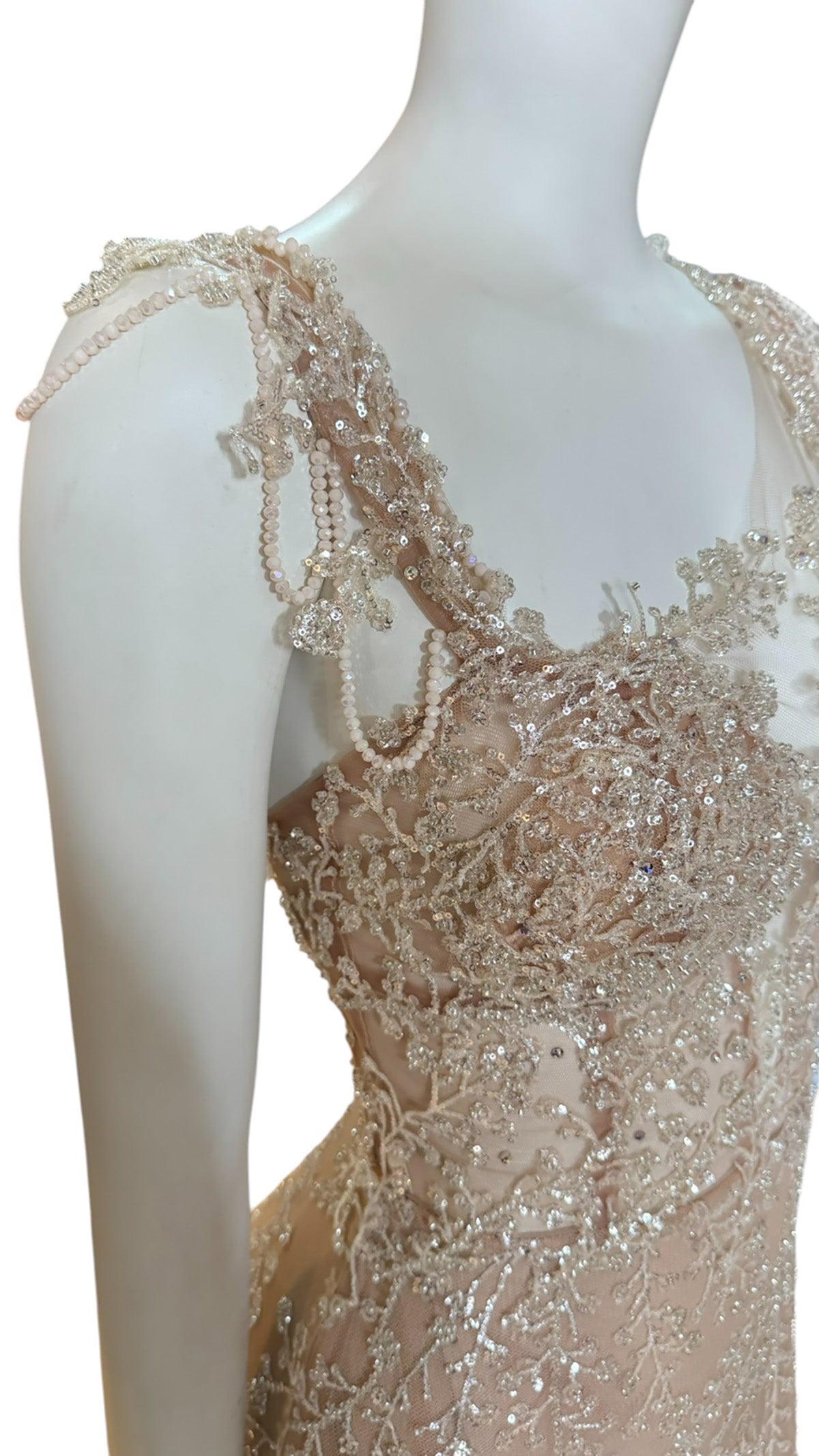 Vestido recamado