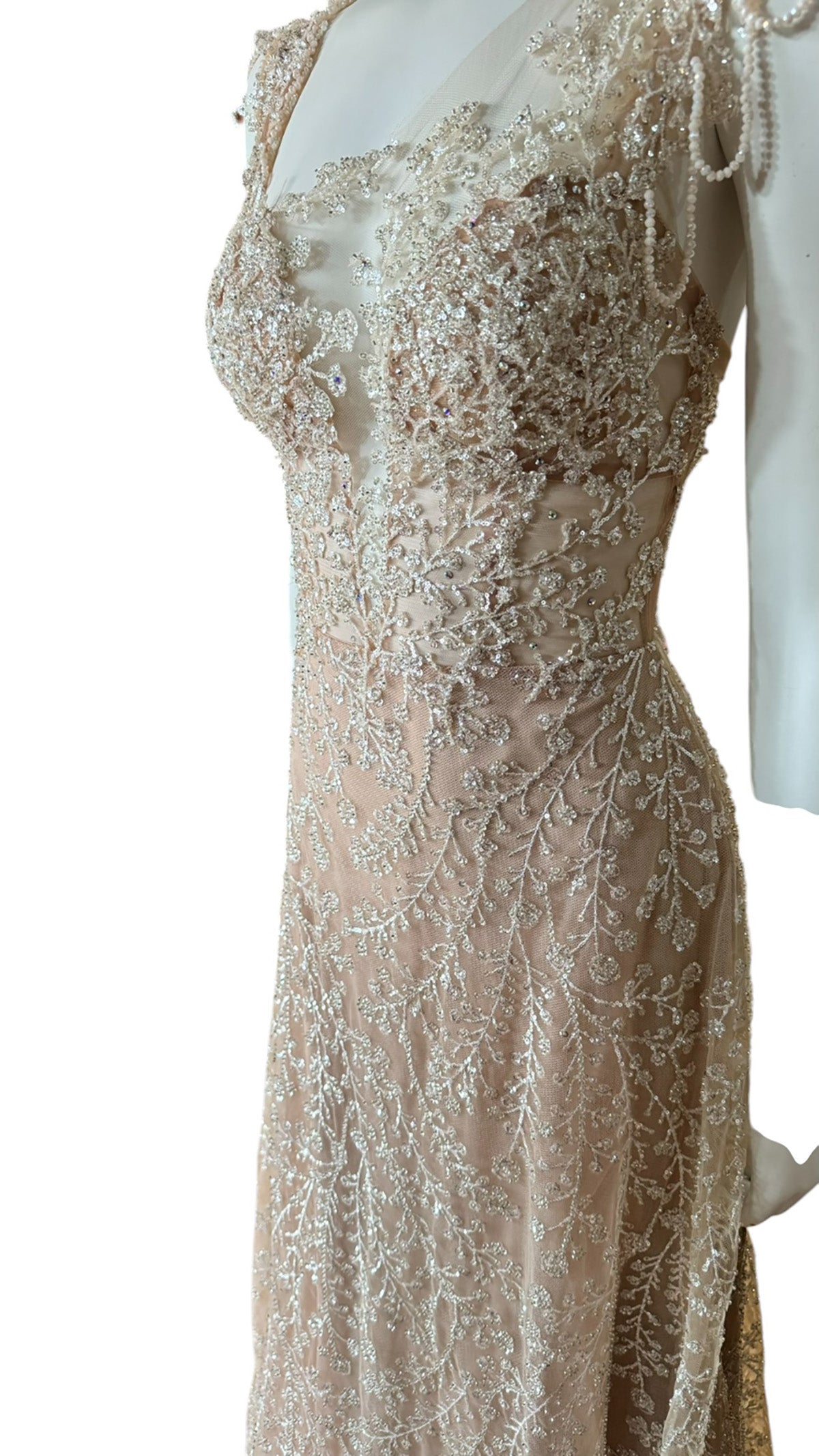 Vestido recamado