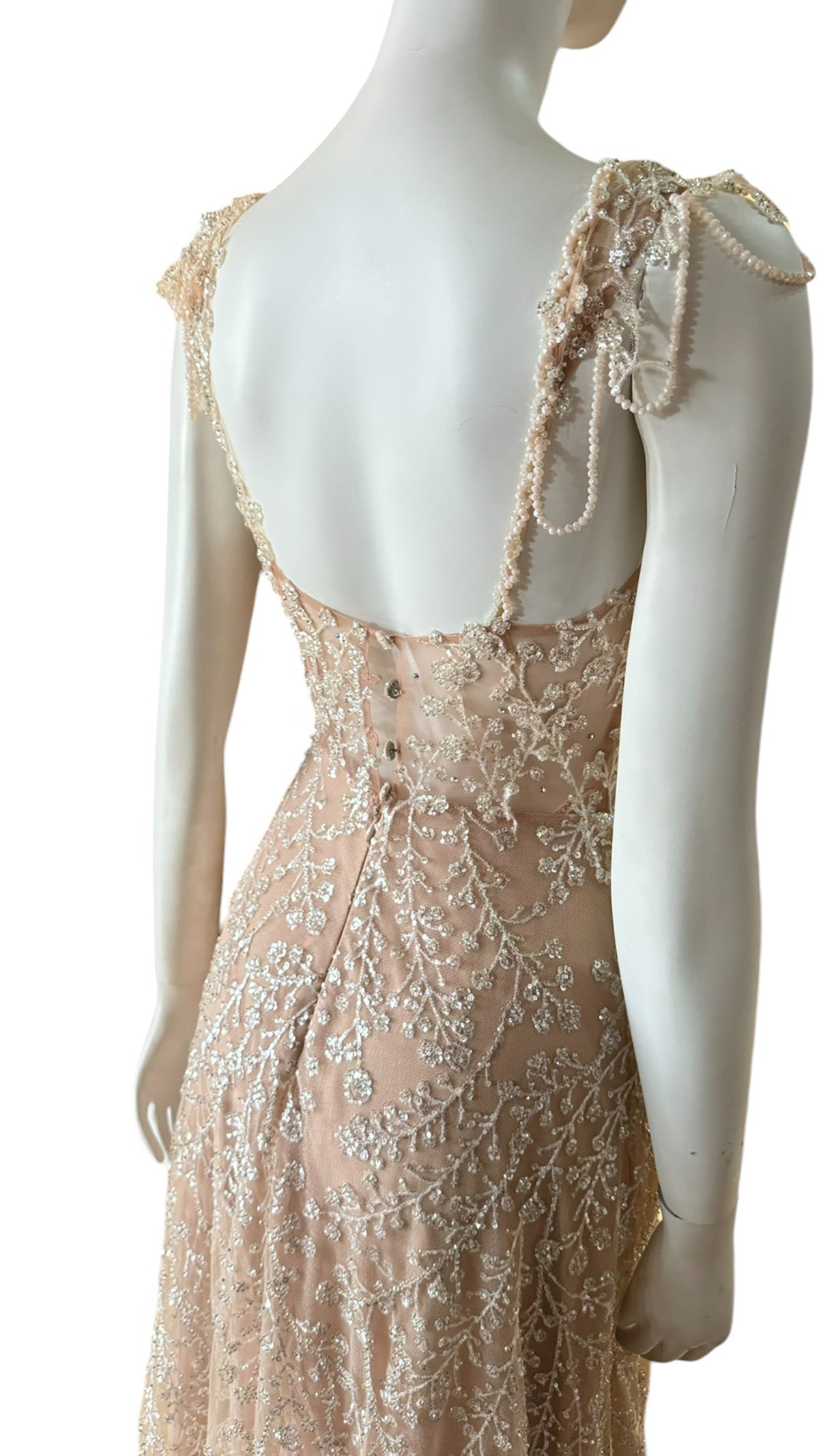Vestido recamado