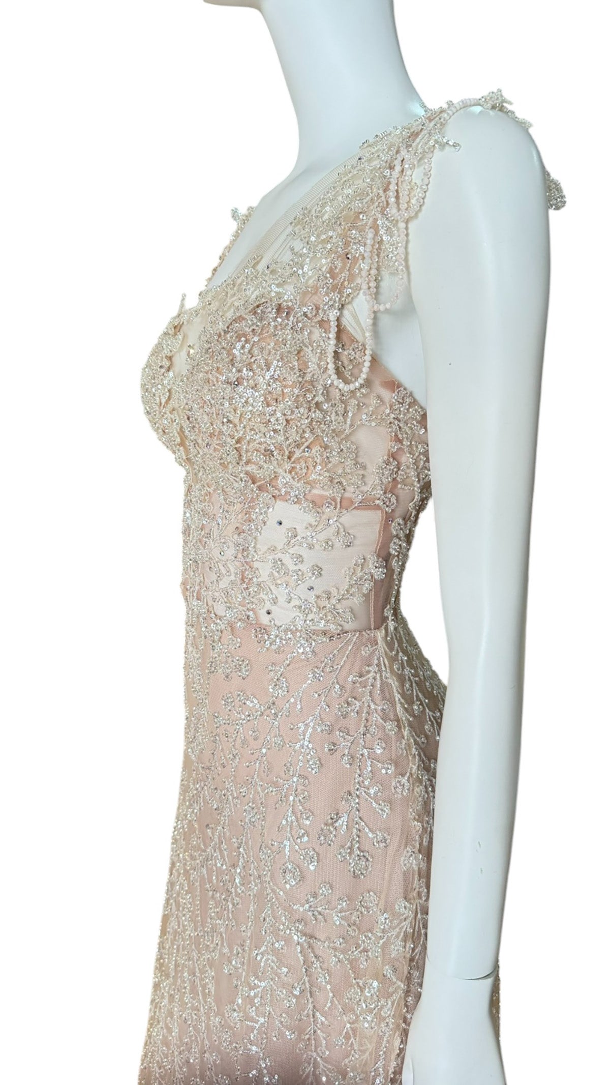 Vestido recamado
