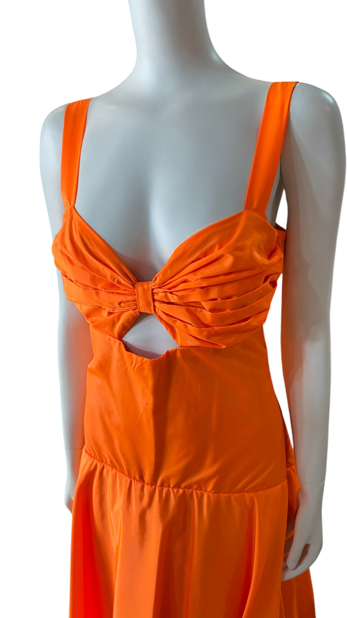 Vestido fiesta naranja