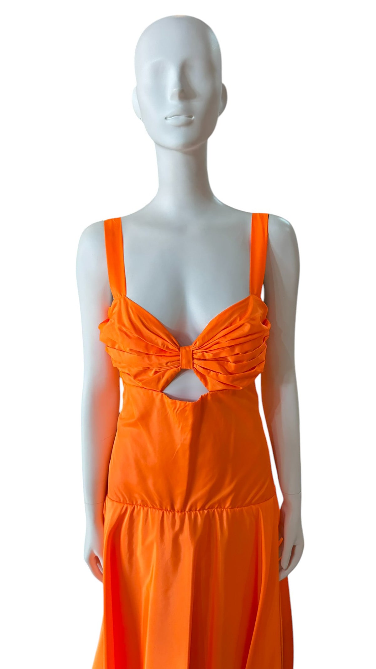 Vestido fiesta naranja
