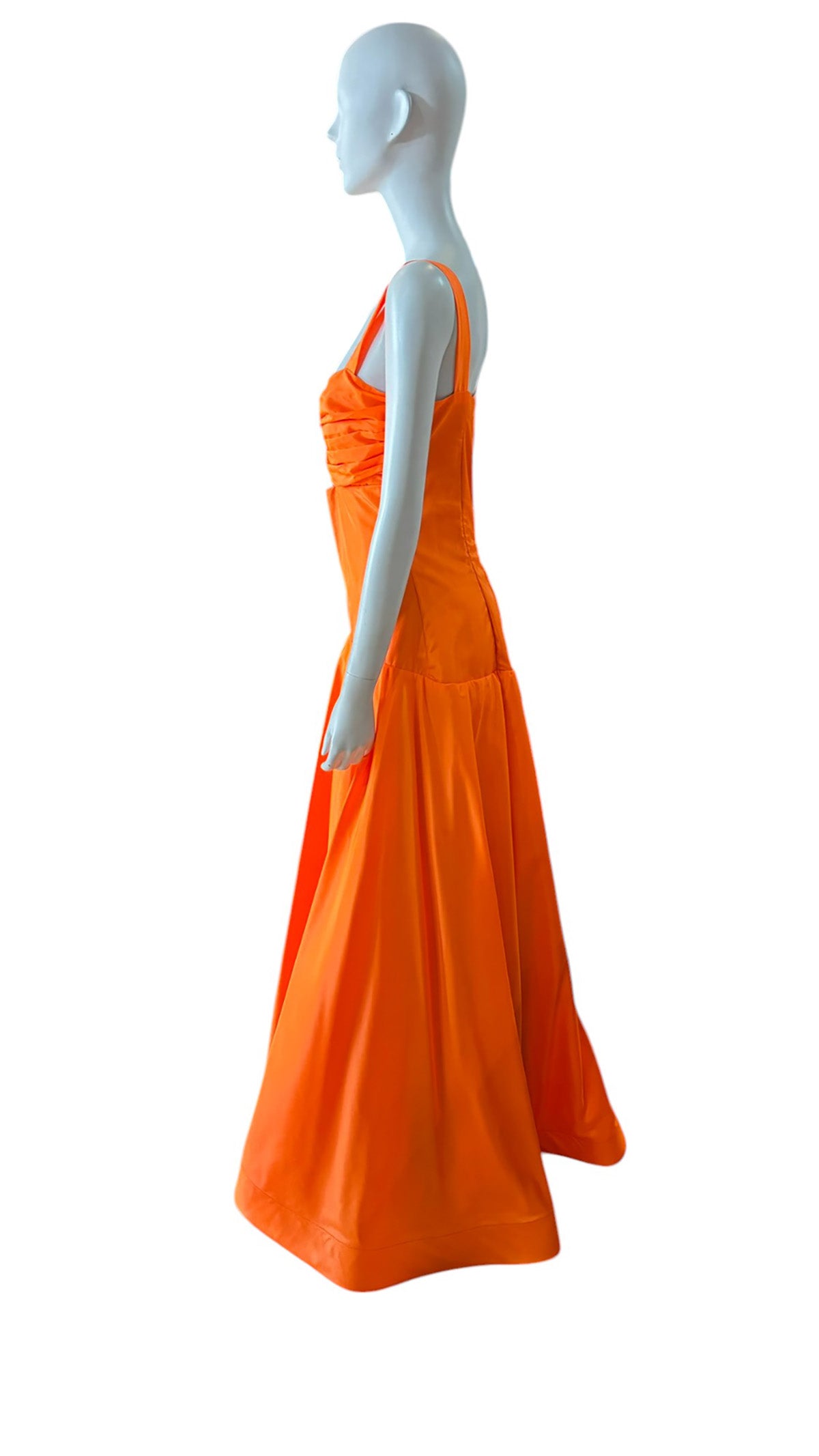 Vestido fiesta naranja