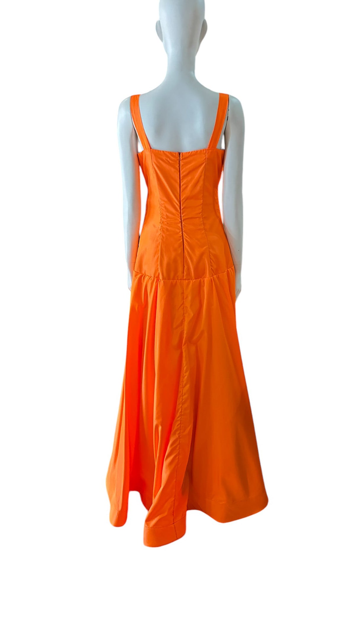 Vestido fiesta naranja