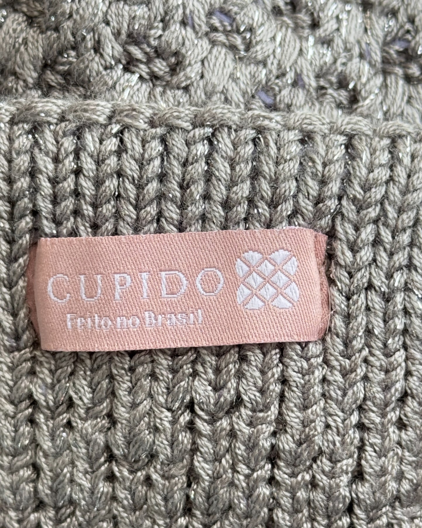 Vestido tejido gris