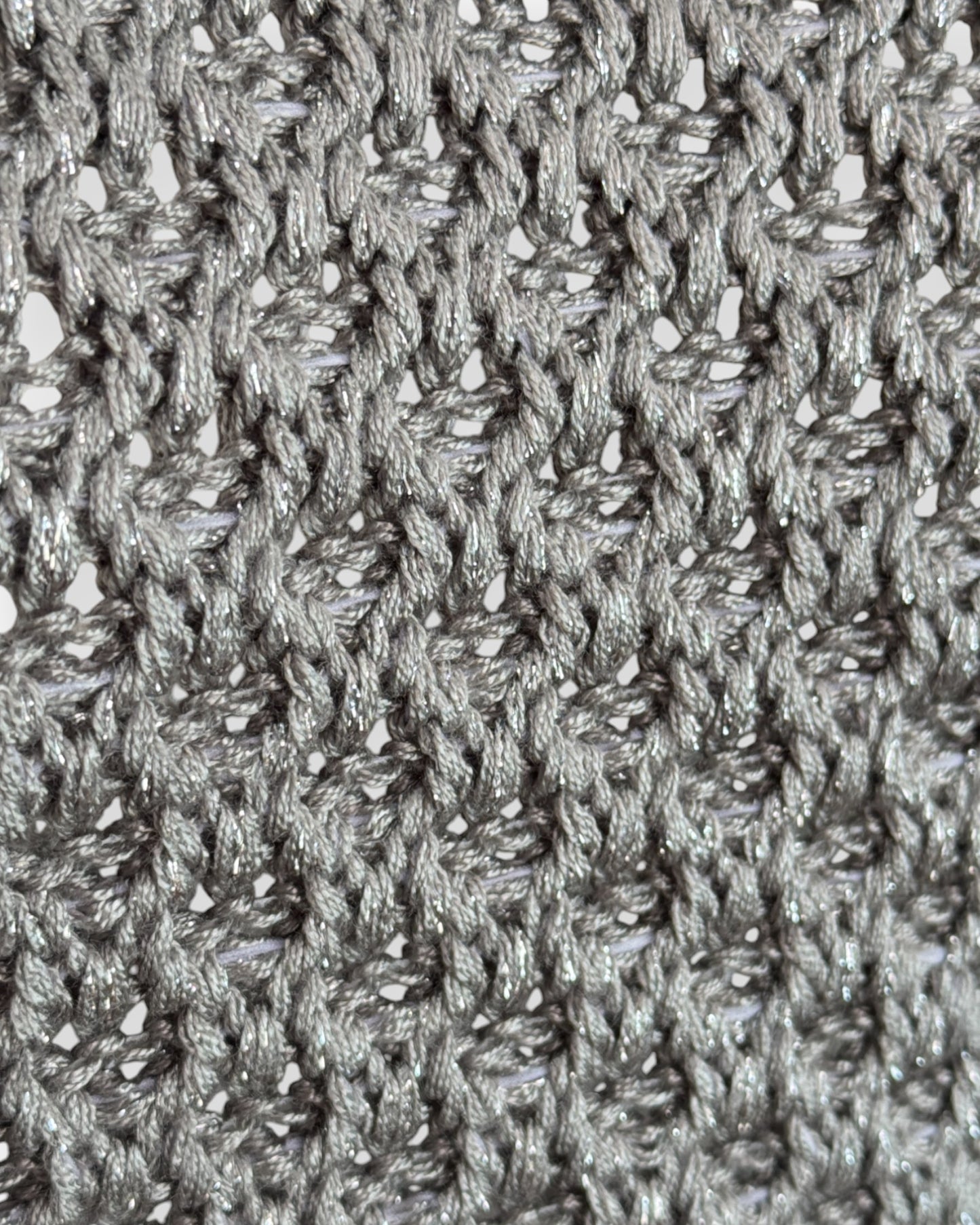 Vestido tejido gris