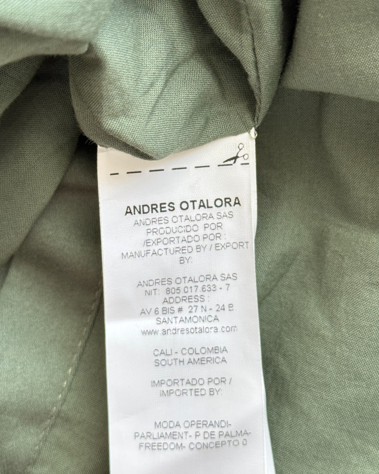 Vestido Palmeras