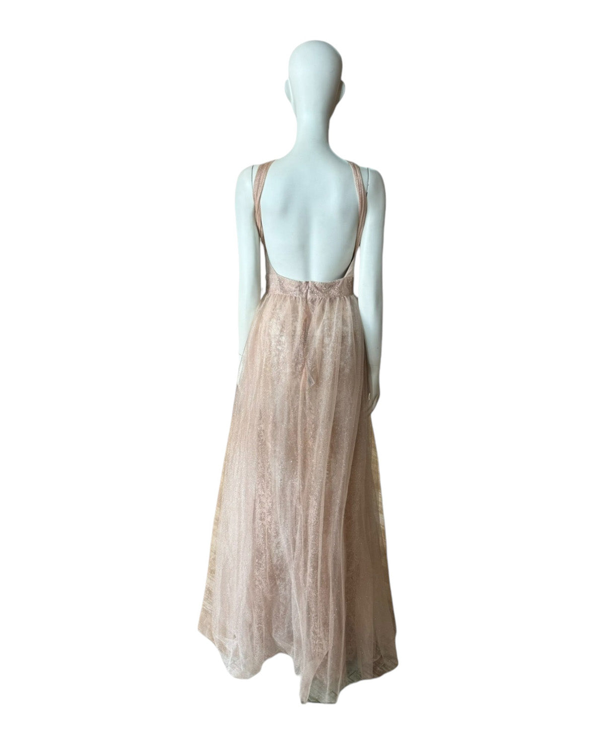 Vestido palo rosa princesa