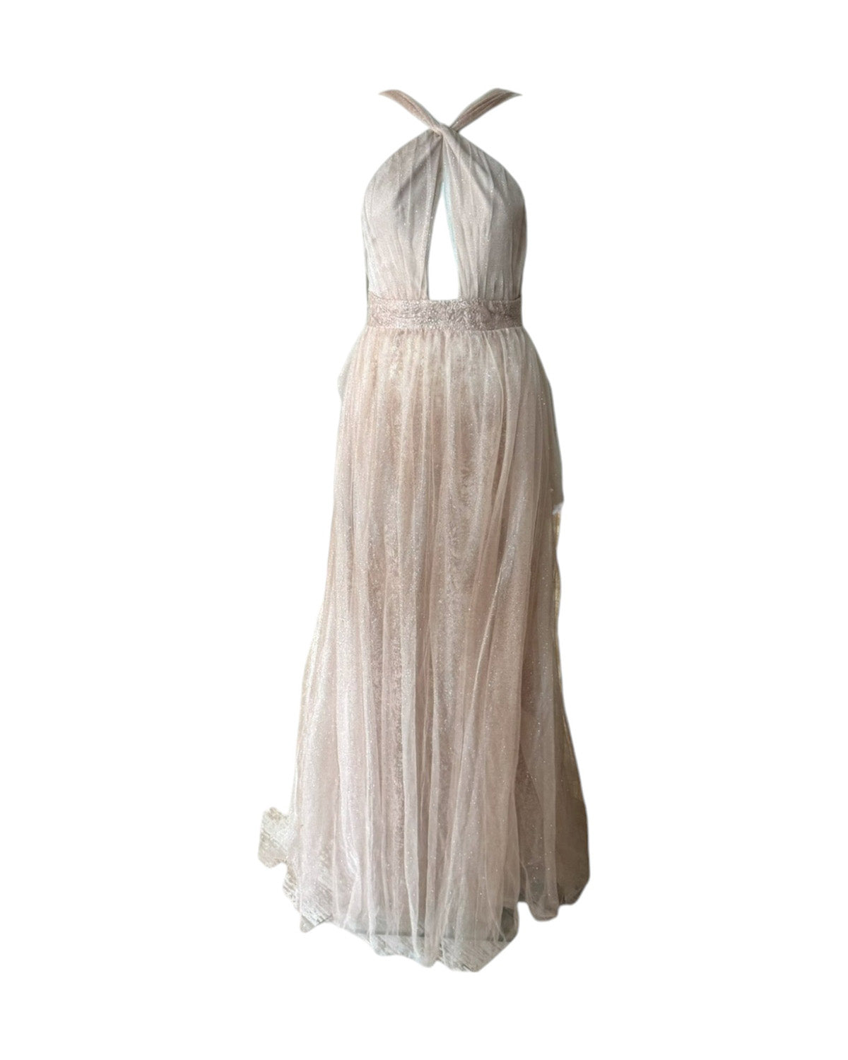 Vestido palo rosa princesa
