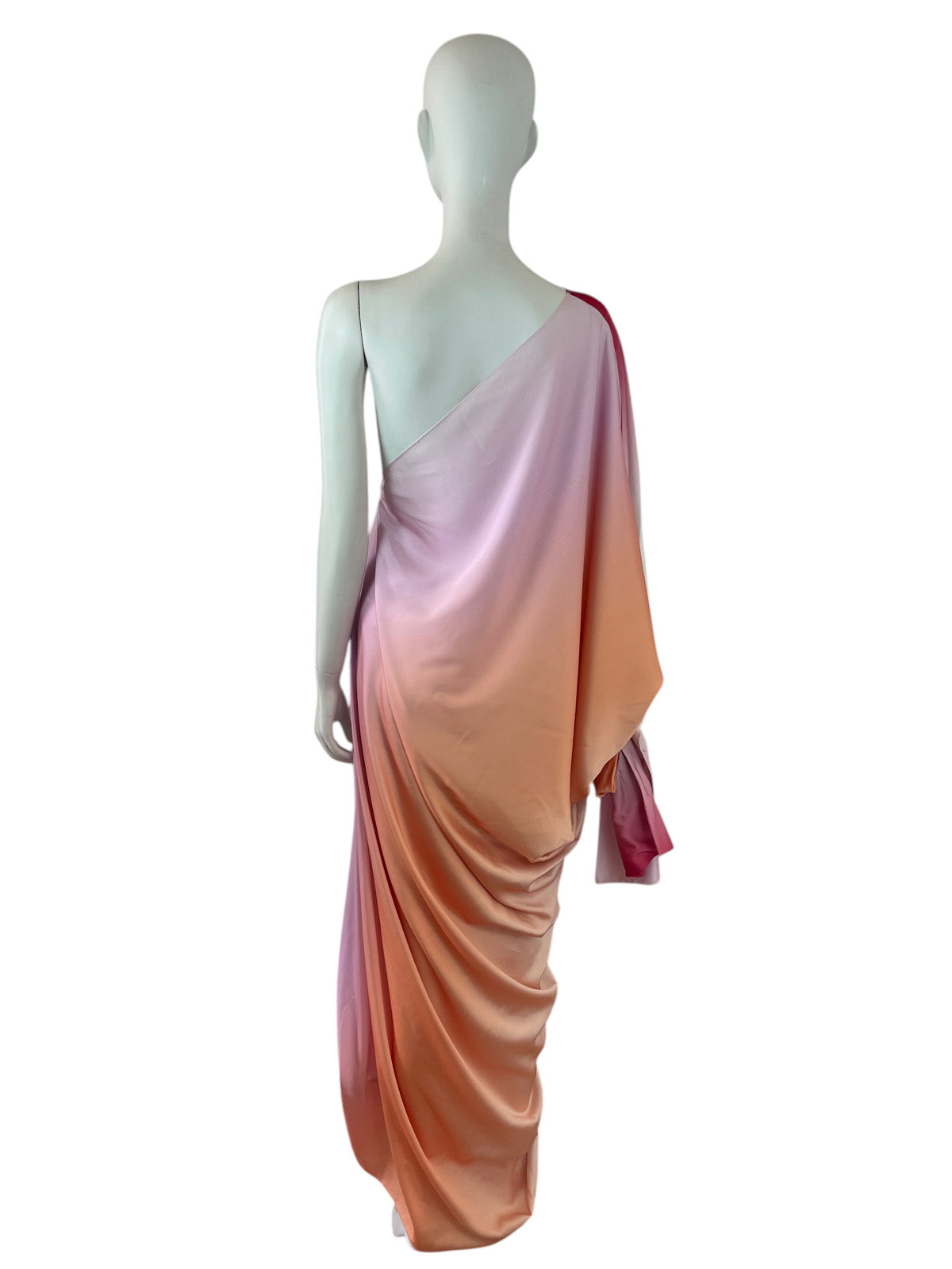 One shoulder maxi dress
