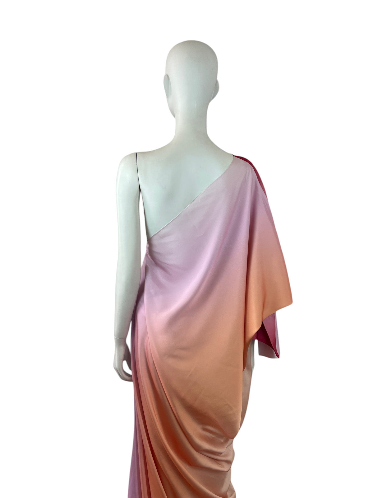One shoulder maxi dress