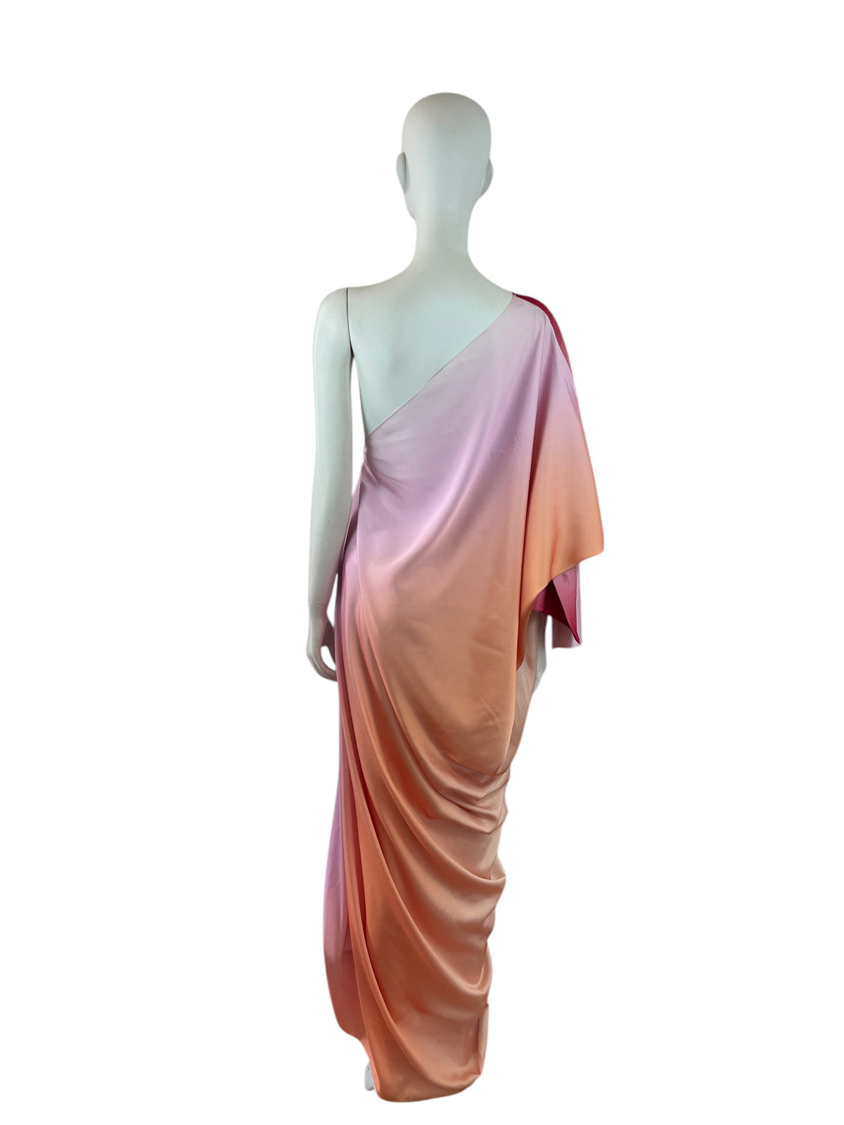 One shoulder maxi dress