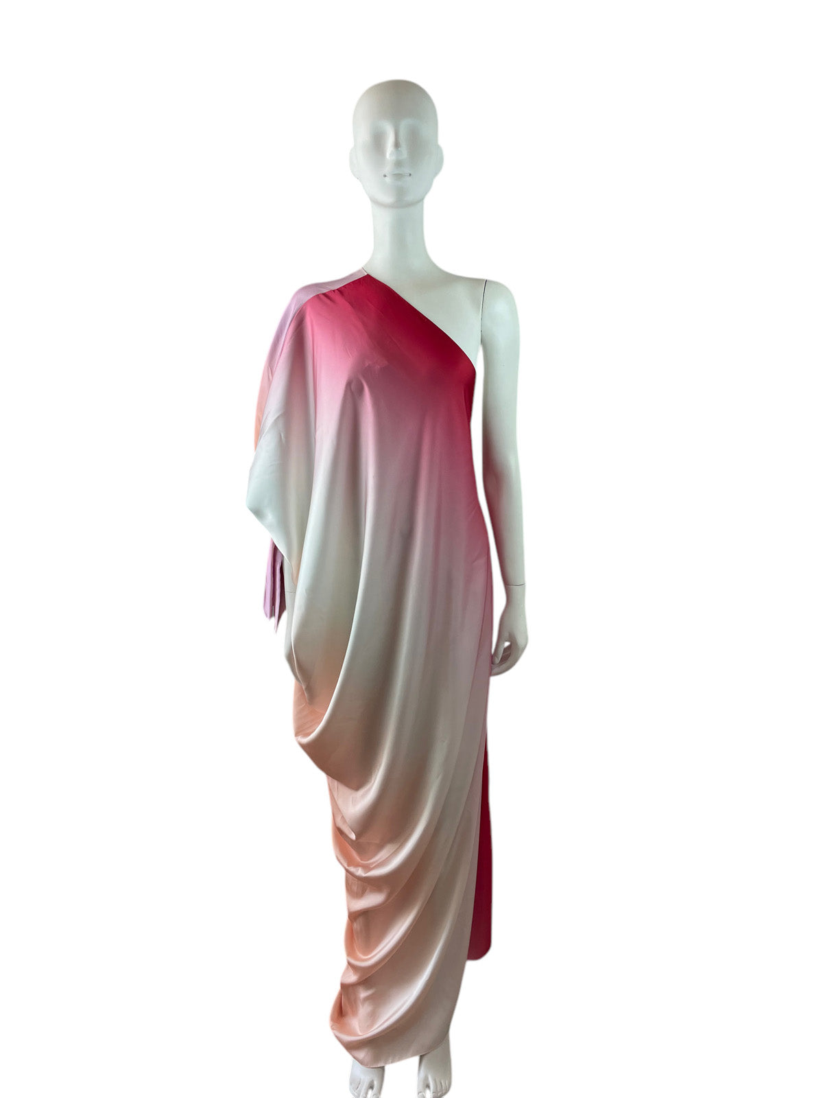 One shoulder maxi dress