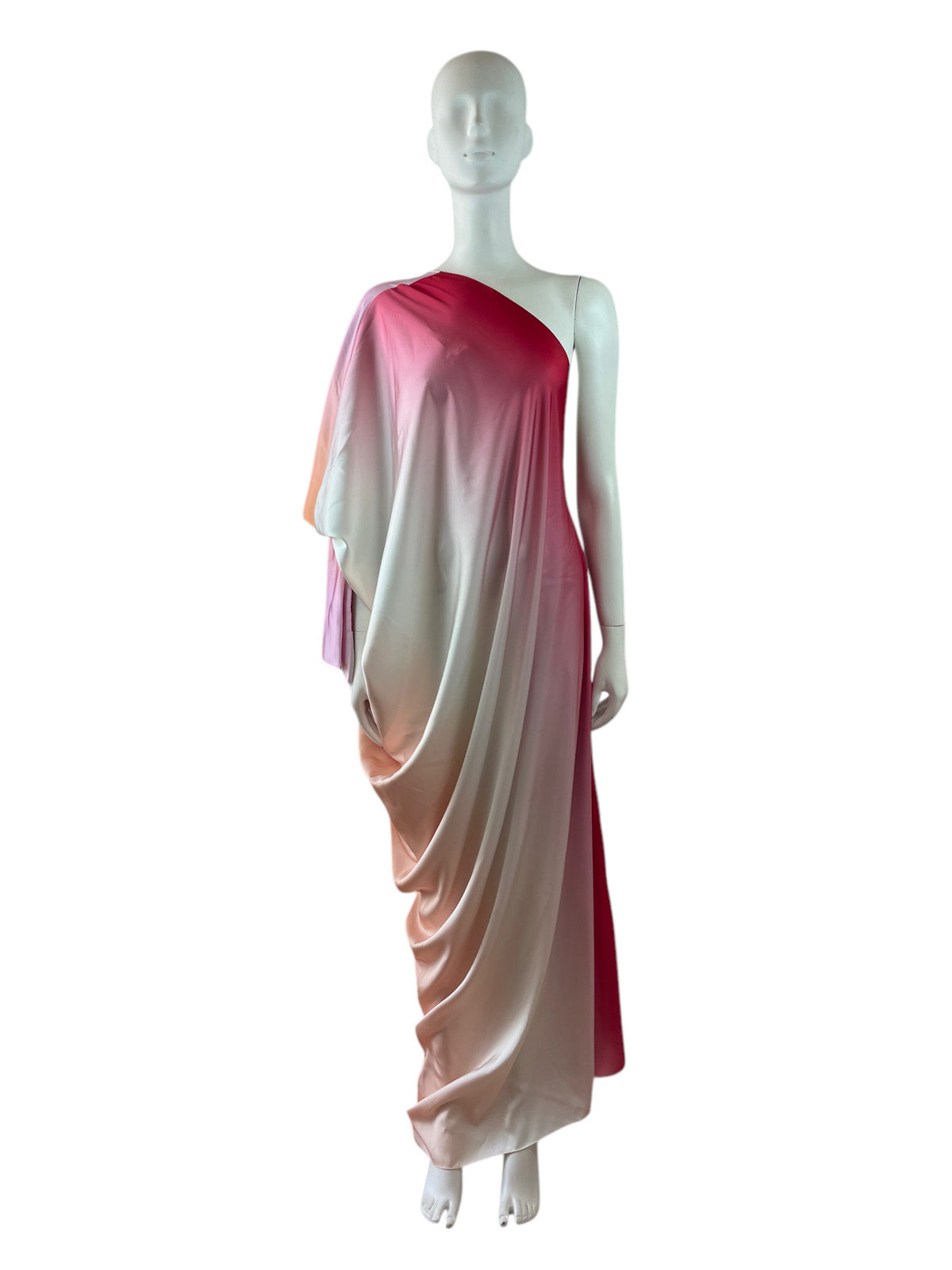 One shoulder maxi dress