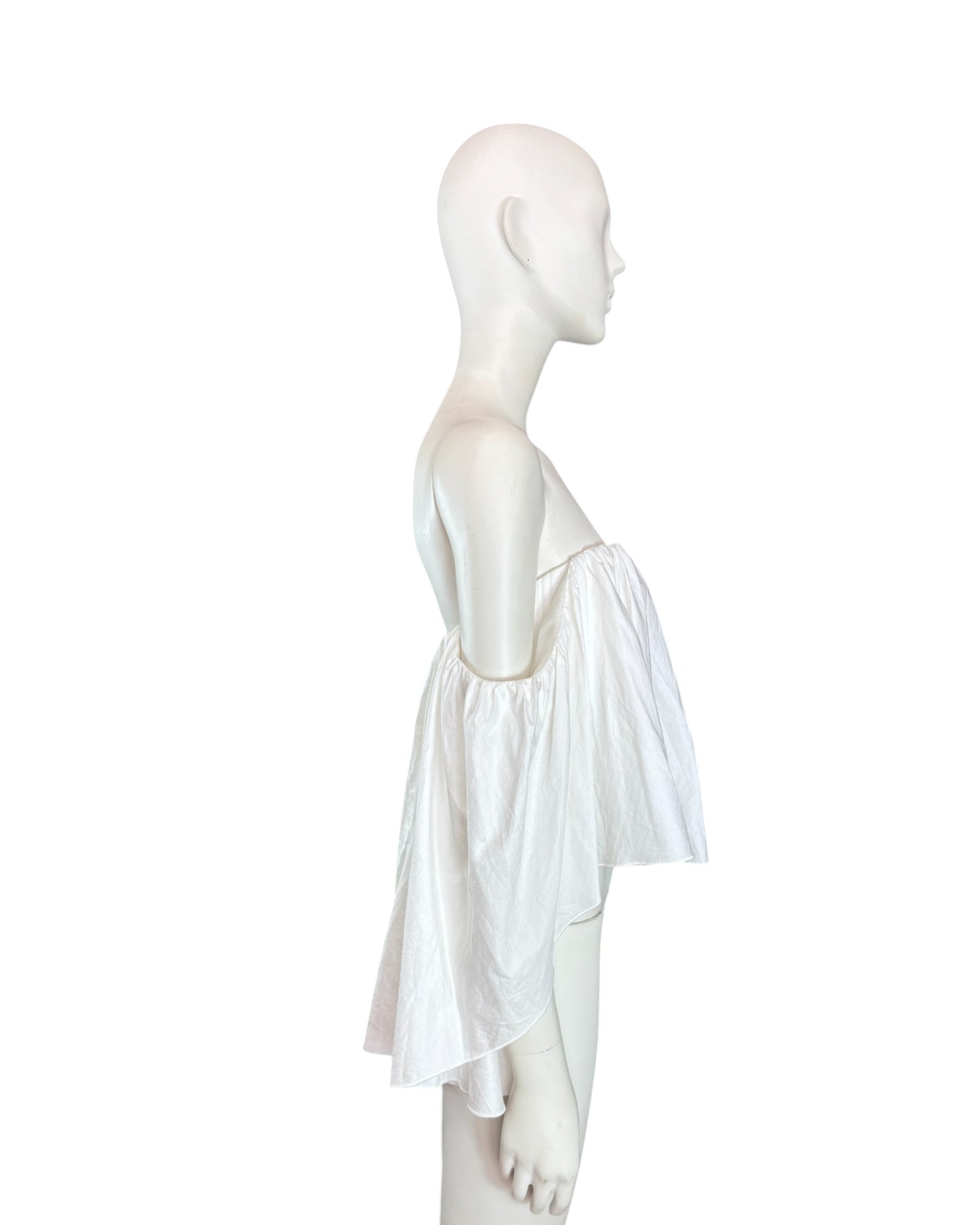 Blusa blanca mangas