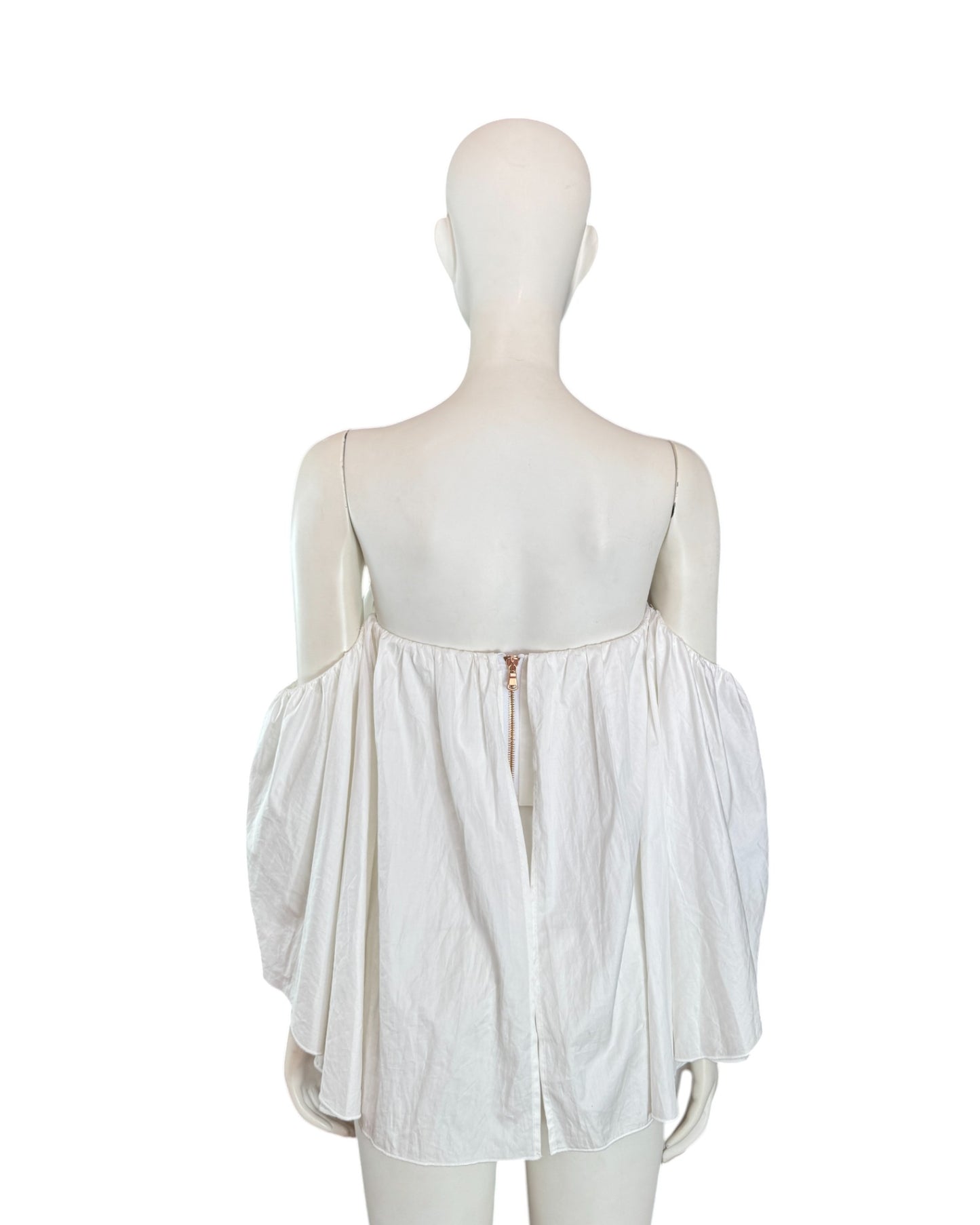 Blusa blanca mangas