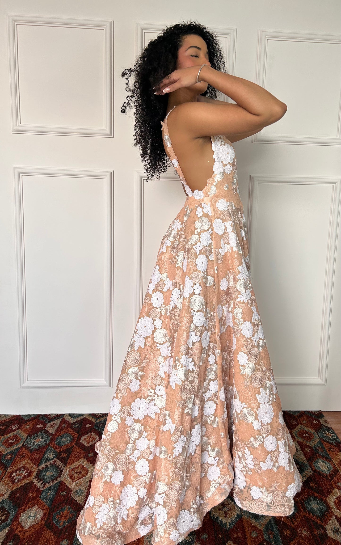 Vestido fiesta flores