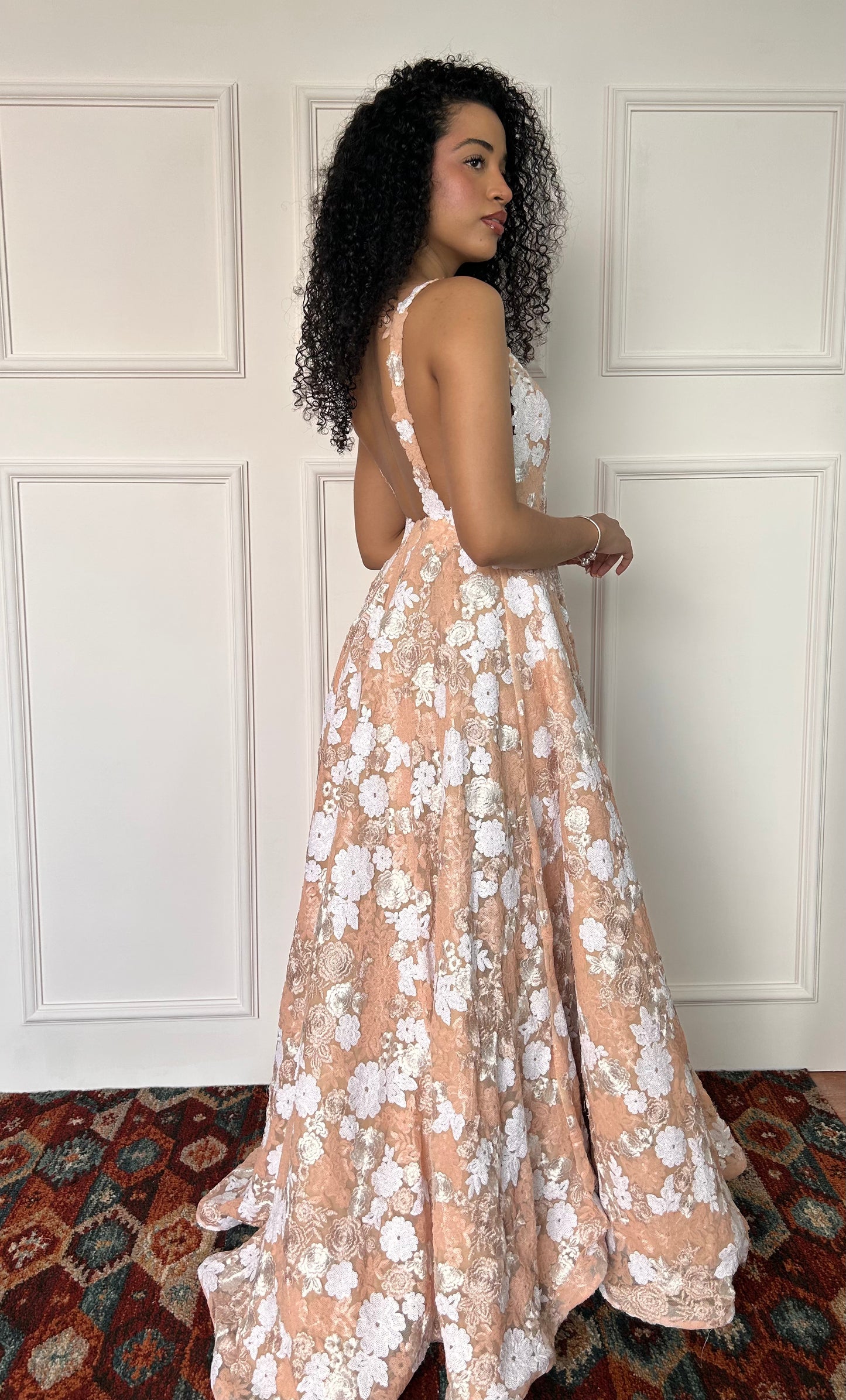 Vestido fiesta flores