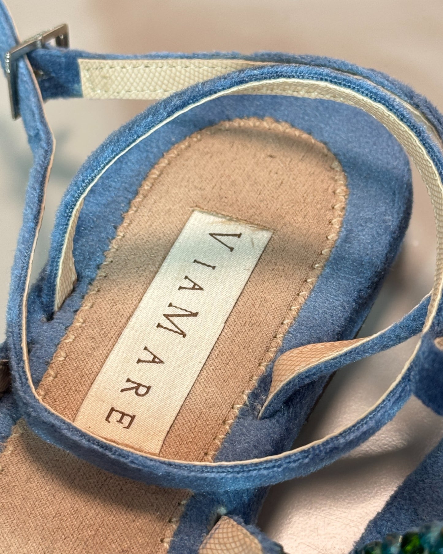 Sandalias Azules