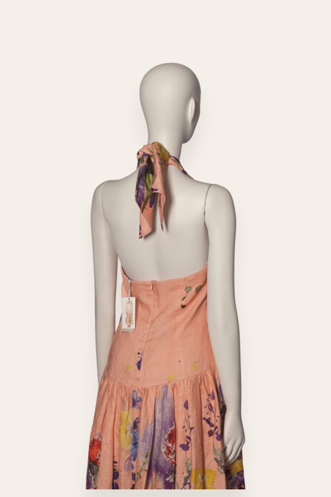 Zaira dress apricot