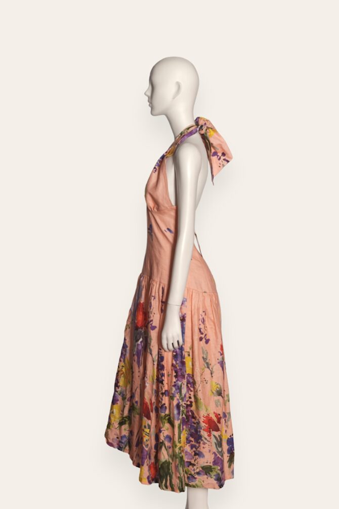 Zaira dress apricot