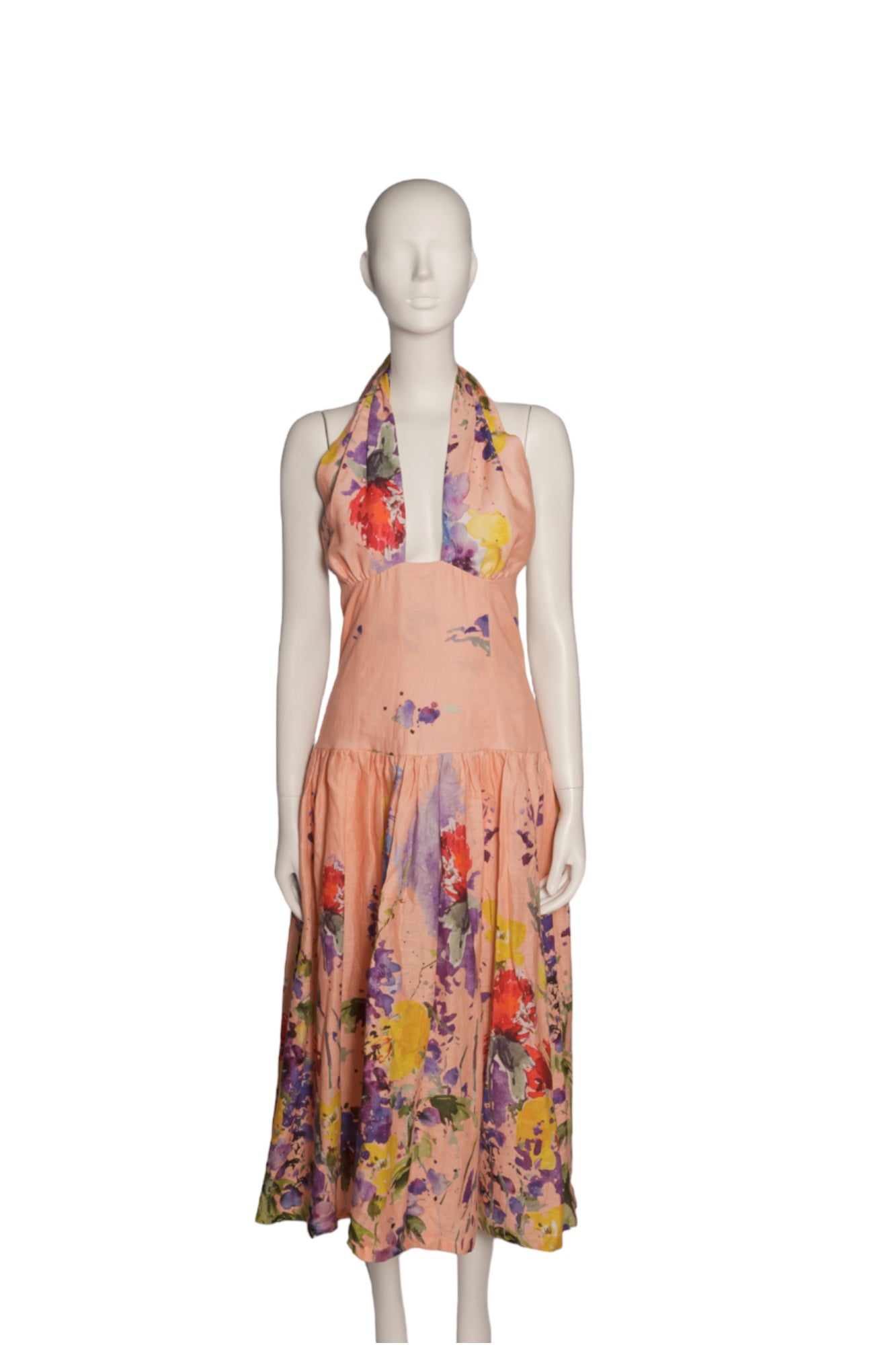 Zaira dress apricot