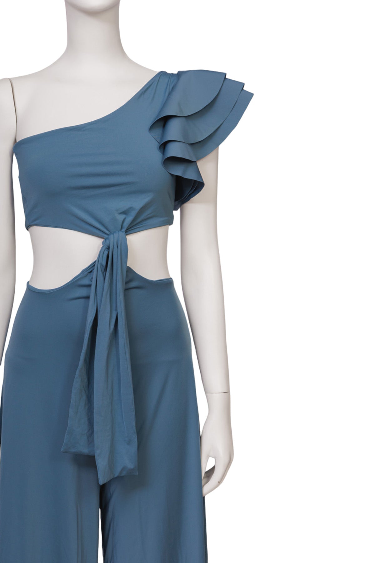 Jumpsuit azul + bikini bottom