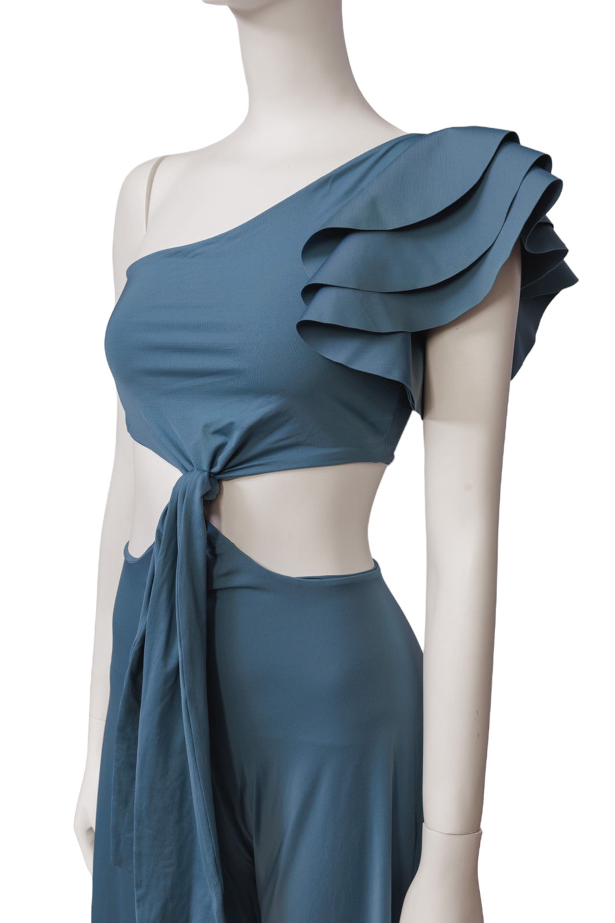 Jumpsuit azul + bikini bottom