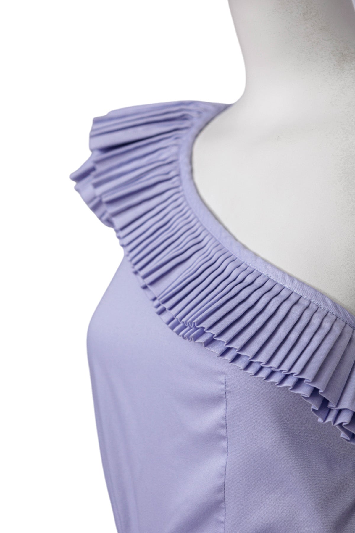 Vestido asimetrico lila