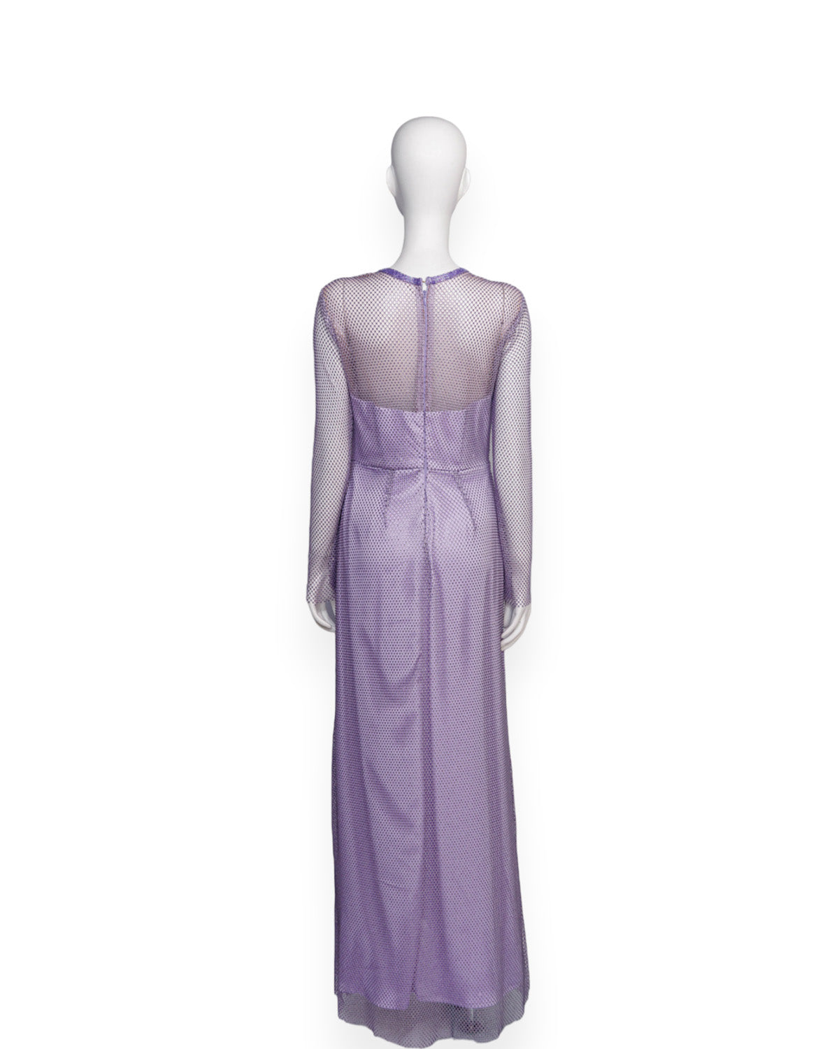 Vestido piedras lila