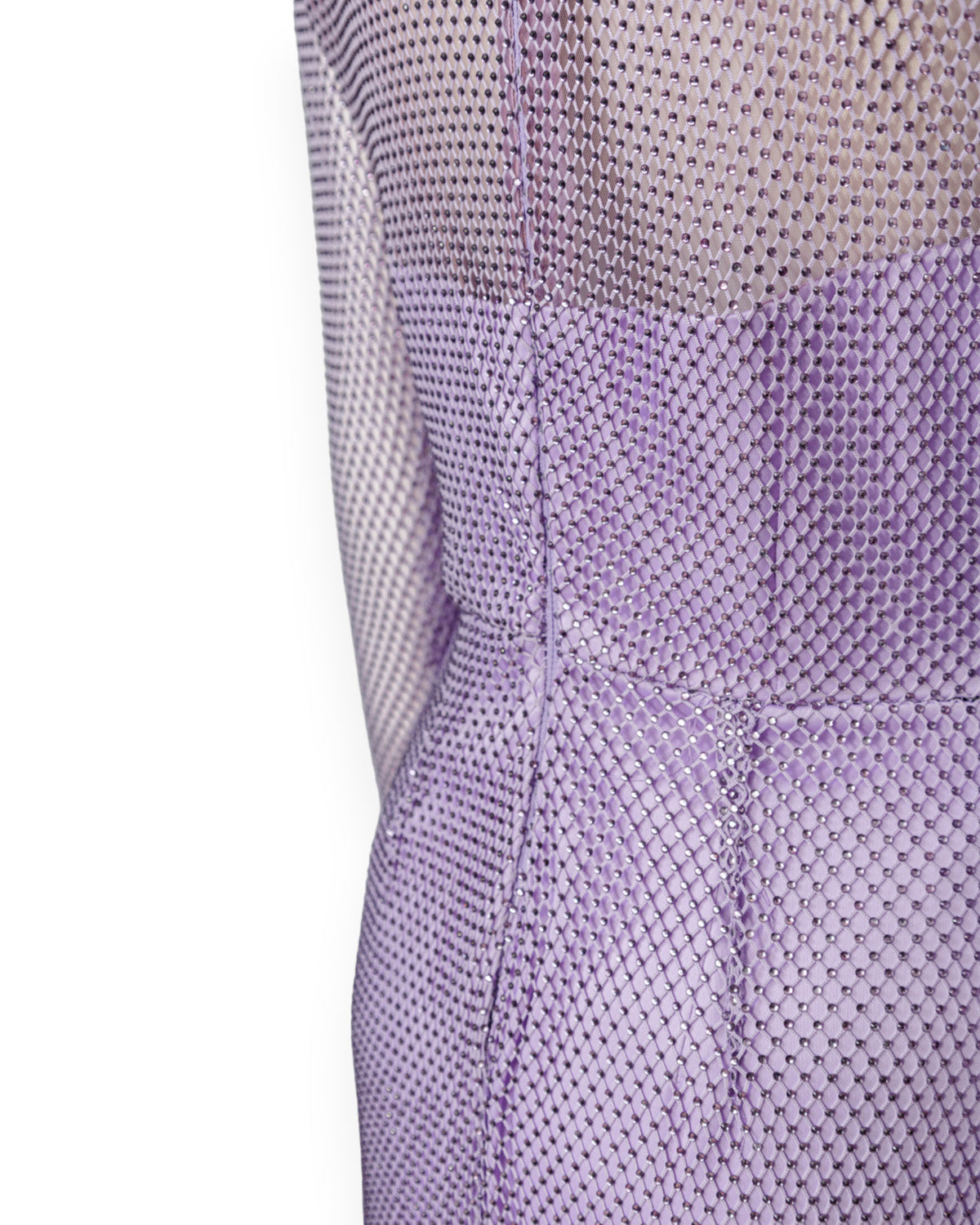 Vestido piedras lila